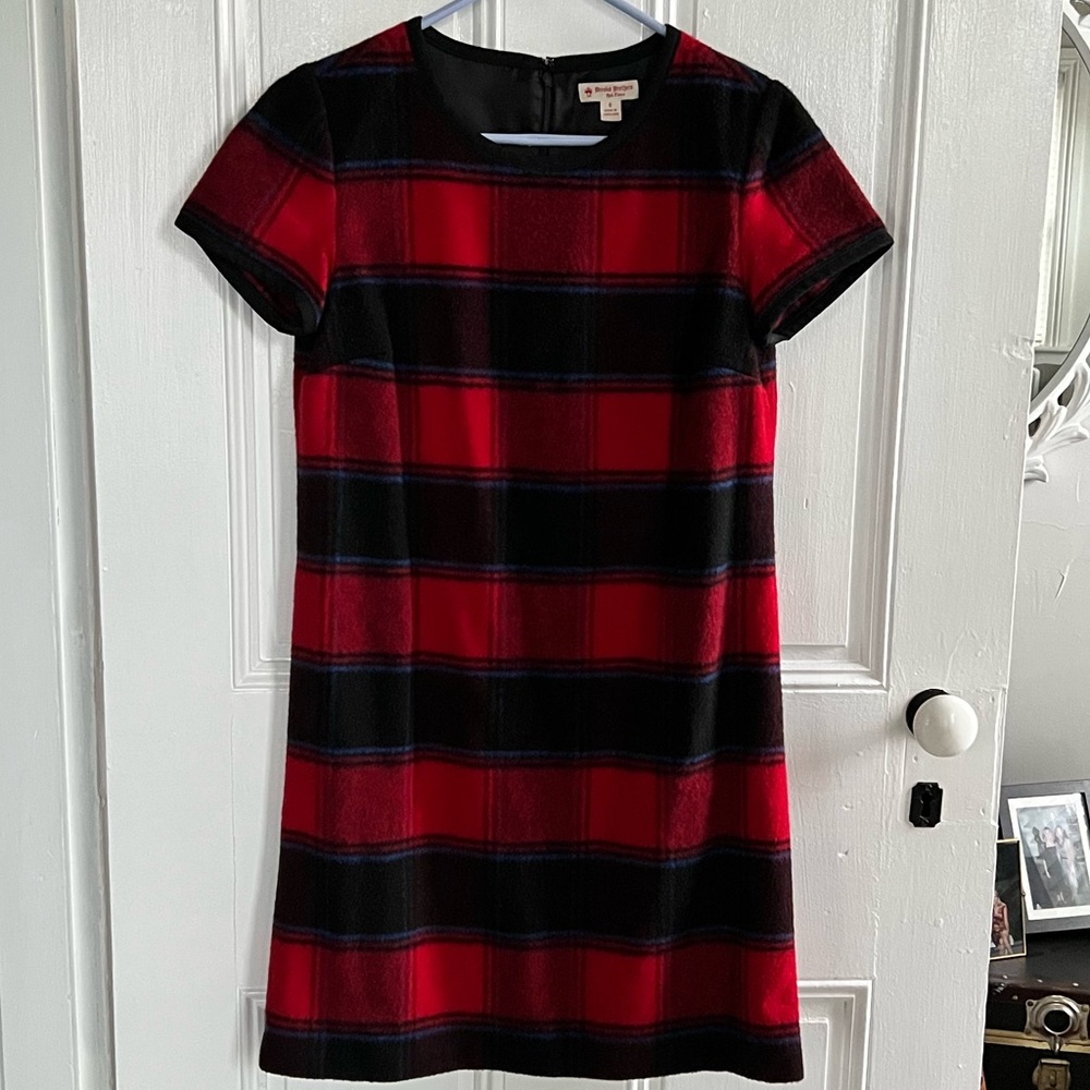 Brooks Brothers Wool Plaid Dress